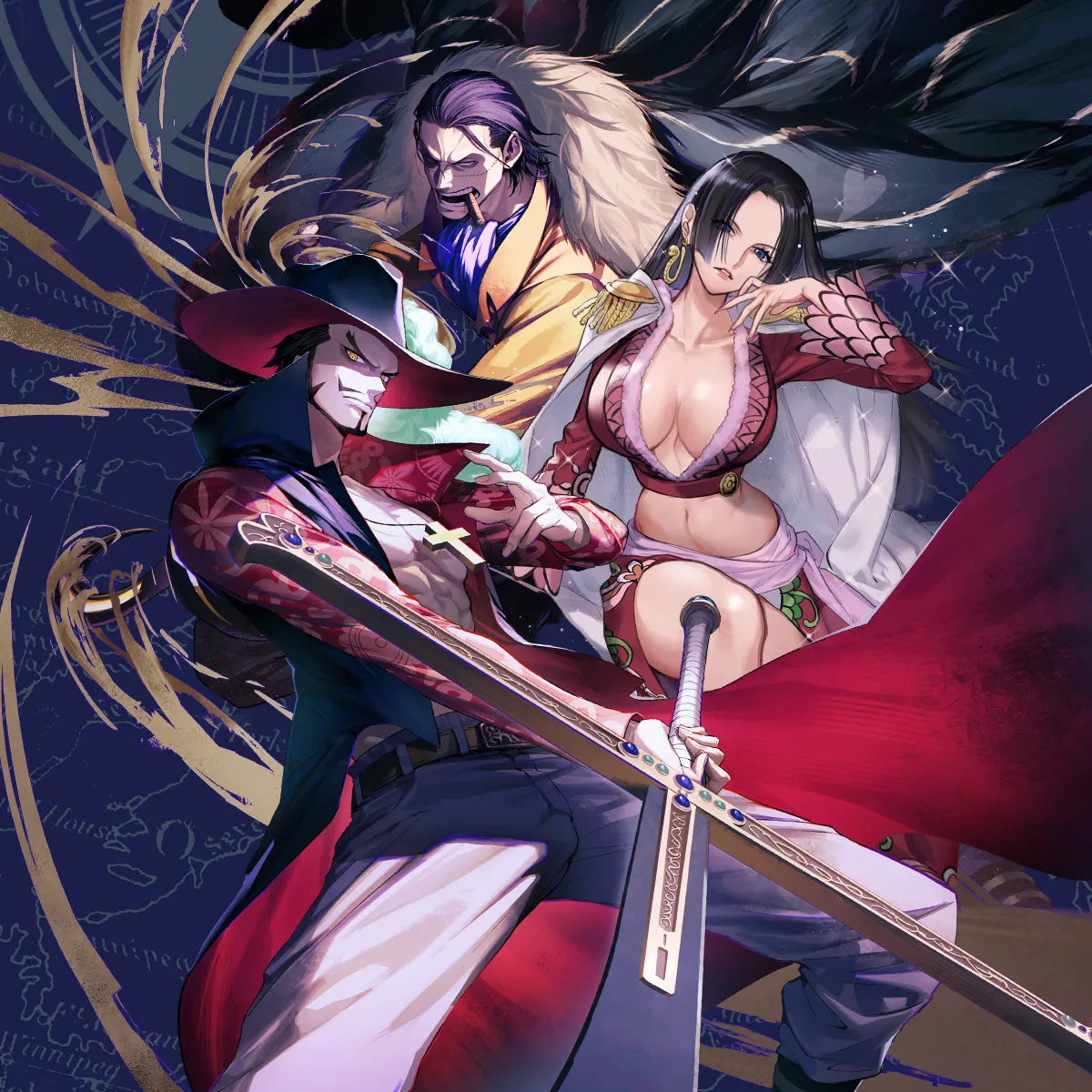 漫画 ONE PIECE CARD GAME Booster Pack OP-14 The Azure Sea's Seven card list