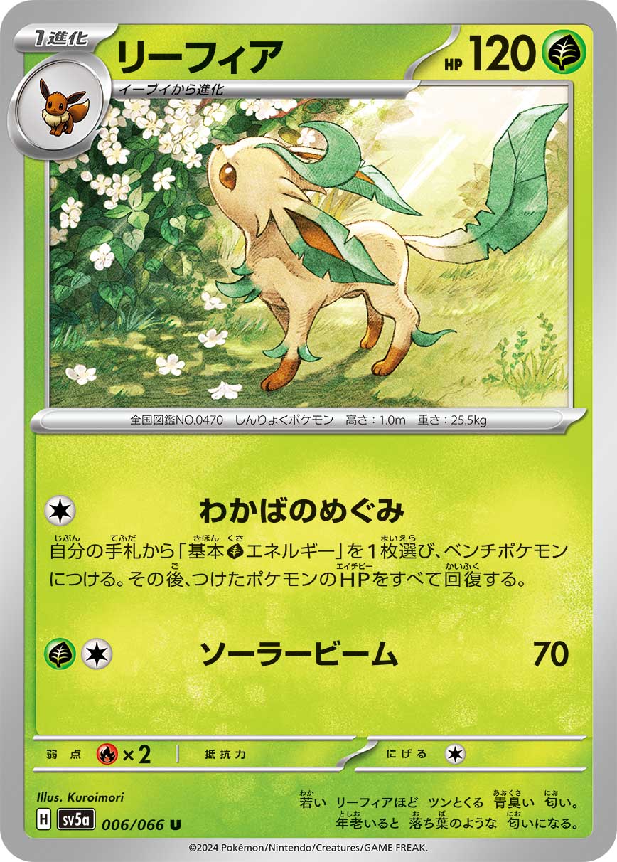 pokemon card leafeon Pokemon Trading Card Game