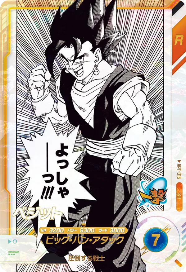 DRAGON BALL SUPER DIVERS APT-016 Super Rare card
Vegetto