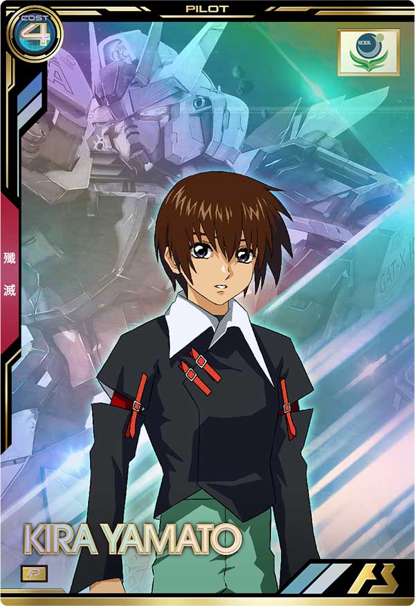 Mobile Suit GUNDAM ARSENAL BASE BP01-015 Perfect Rare card KIRA YAMATO