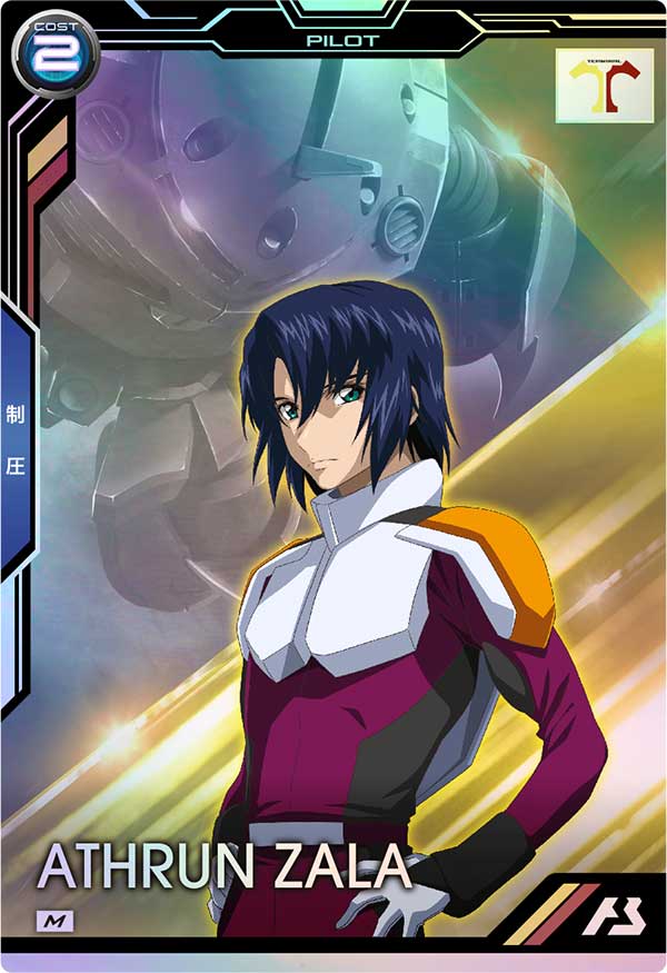 Mobile Suit GUNDAM ARSENAL BASE BP01-028 Master Rare card ATHRUN ZALA