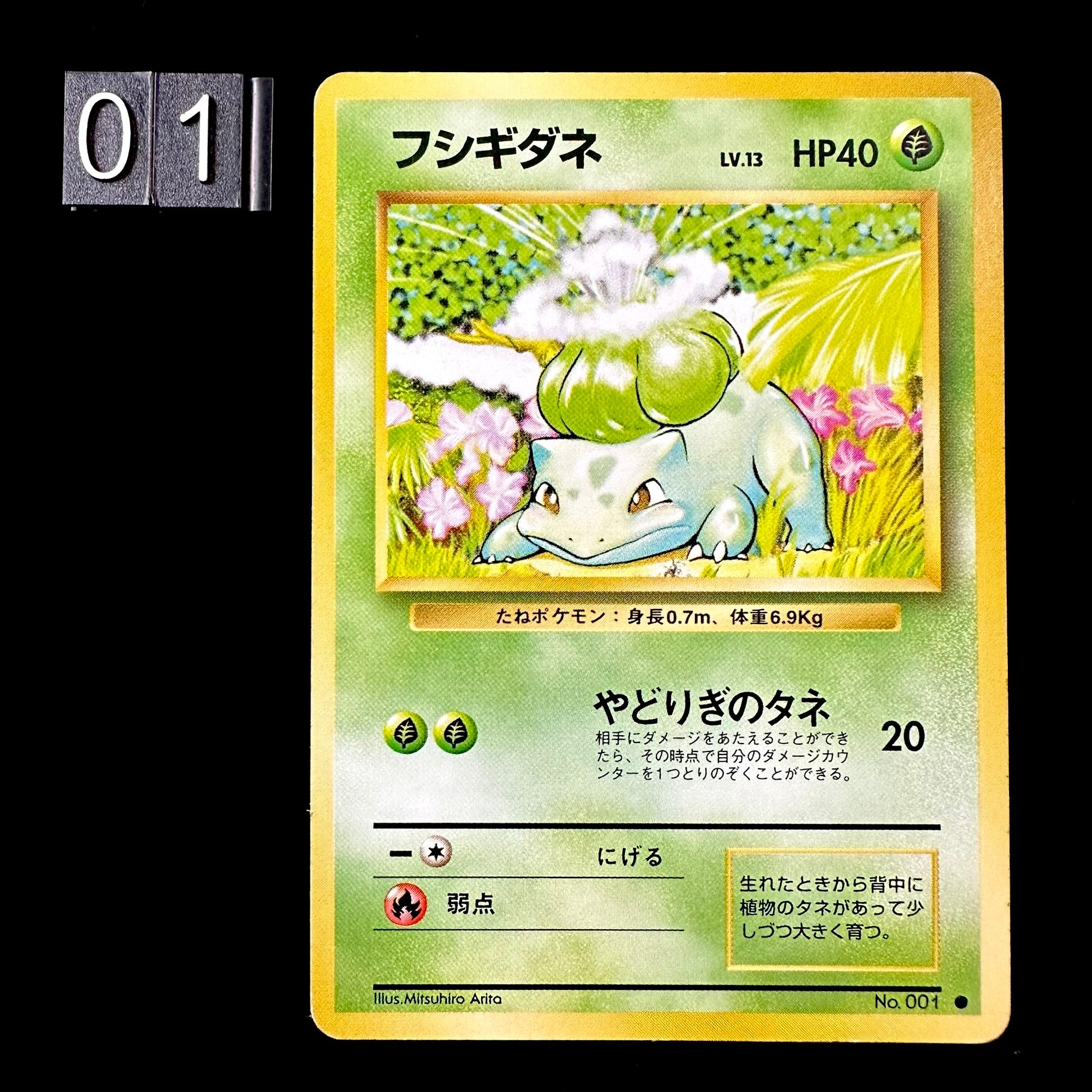 POCKET MONSTERS CARD GAME Bulbasaur BASE SET