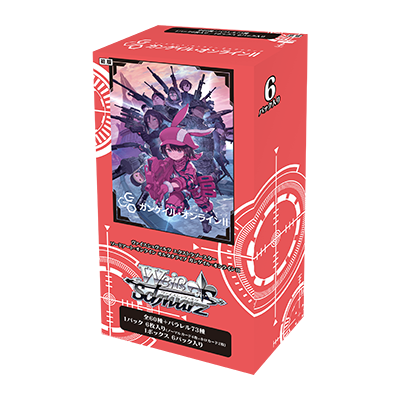 sword art online vol 2 booster box Wei Schwarz Trading card game - II Extra pack display (6) Unleash powerful combos Union Arena: Sword Art Online