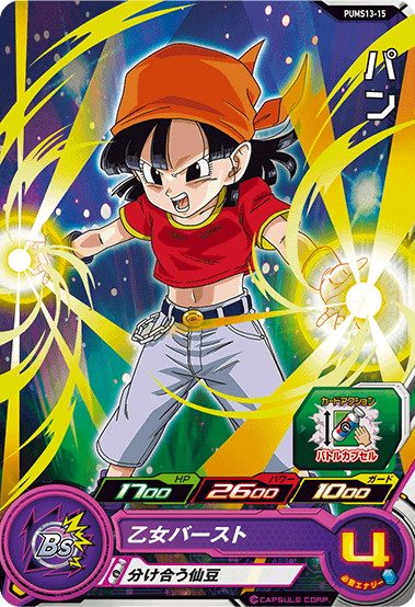 SUPER DRAGON BALL HEROES PUMS13-15 Pan