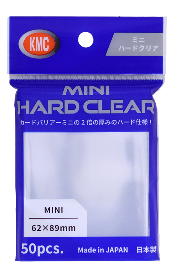 KMC CARD BARRIER Mini Hard Clear 62 x 89 mm / 50