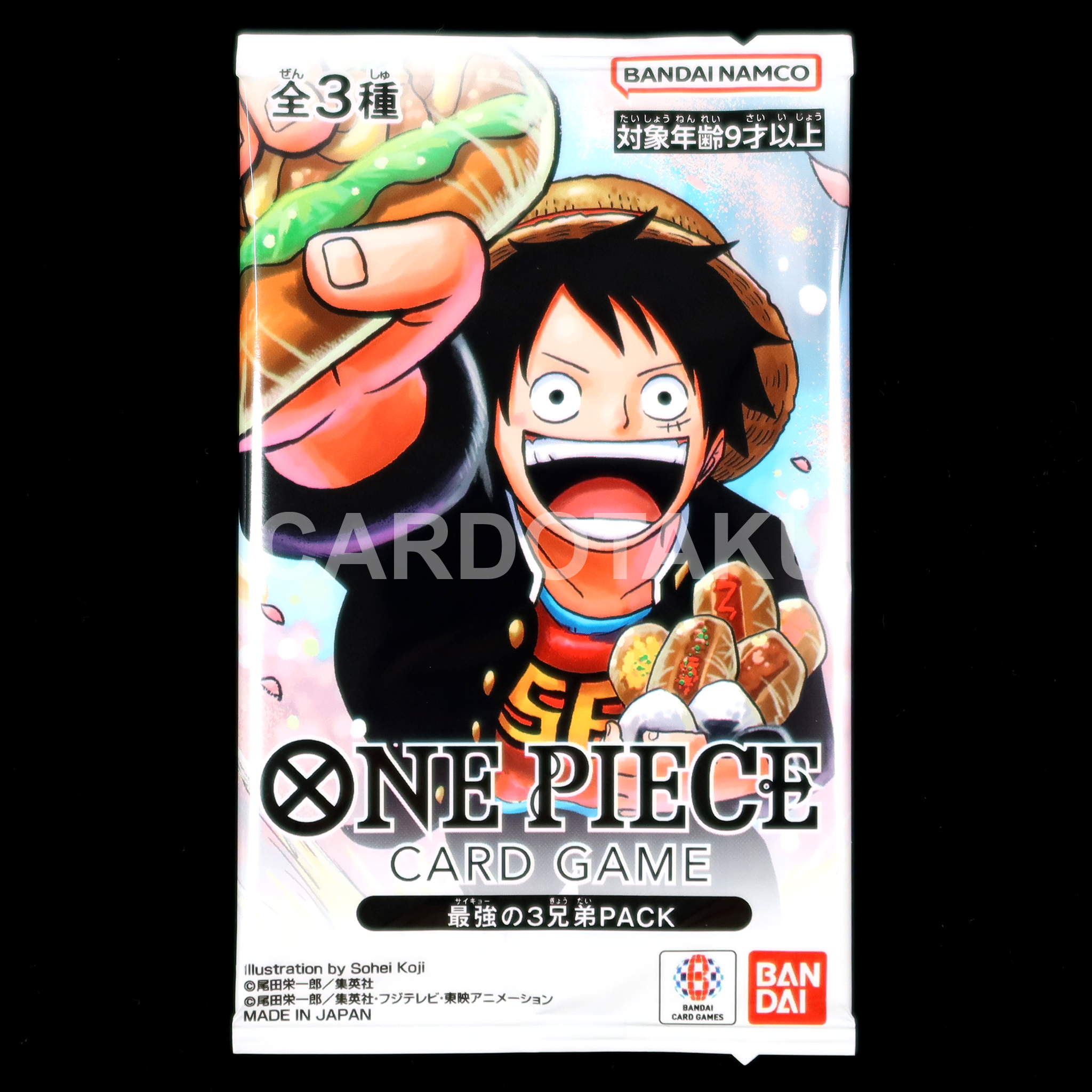 ONE PIECE CARD GAME Saikyo no 3 kyoudai PACK Cardotaku