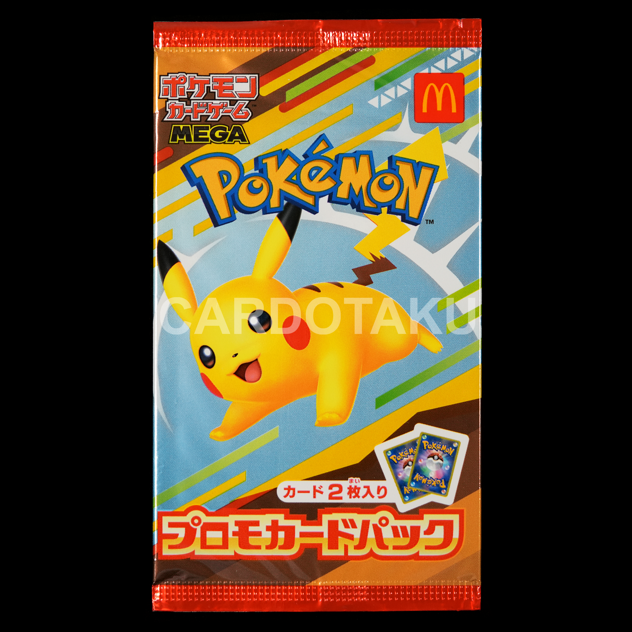 Pokémon Card Game MEGA × McDonald's Promo card pack
Release date: August 9 2025
020/M-P Pikachu + Random card