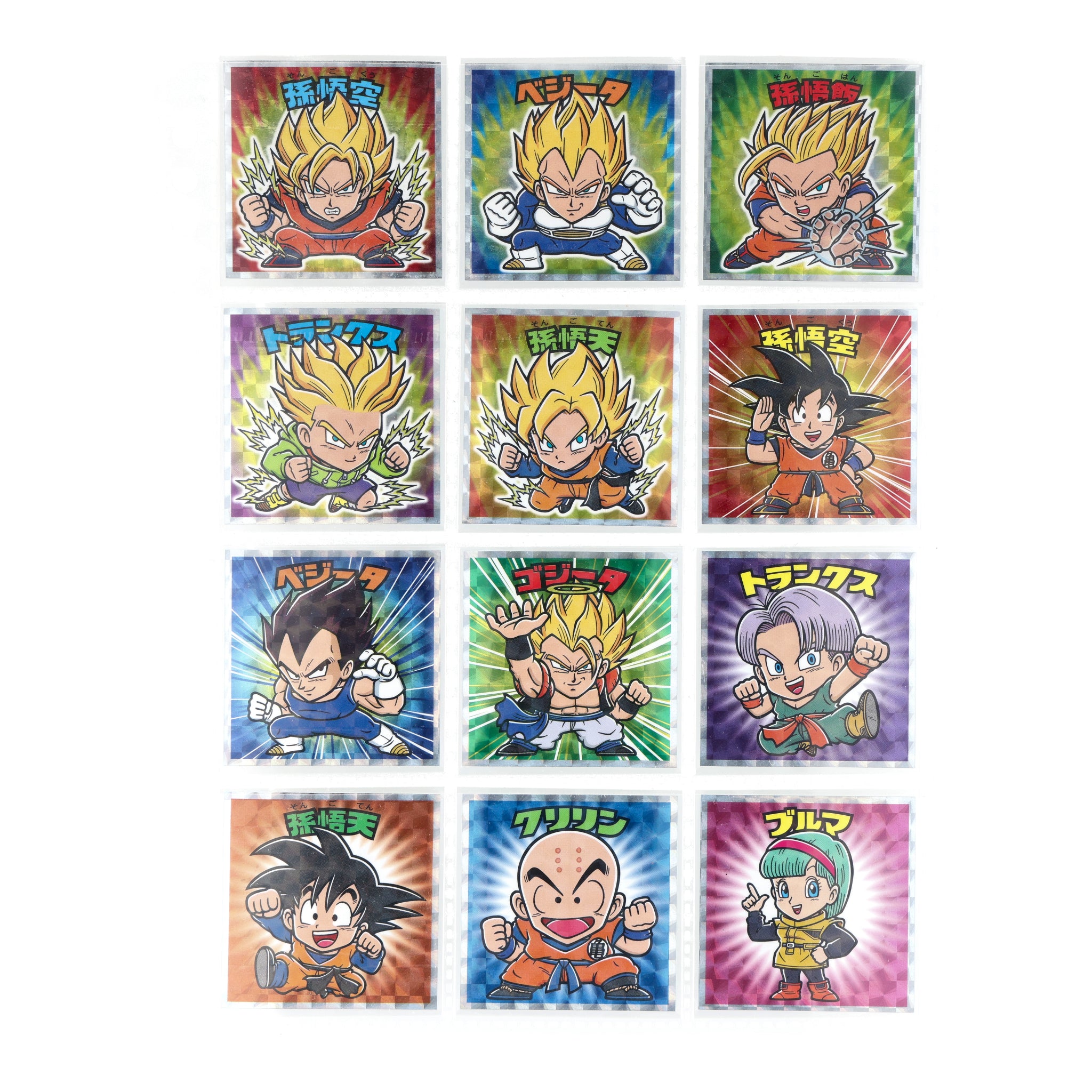 DRAGON BALL MAN Z Collector's Sticker (Complet set)