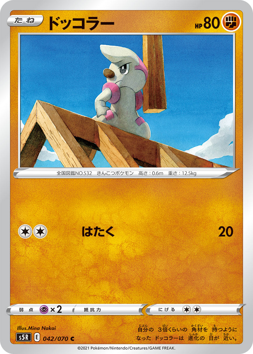 POKÉMON CARD GAME S5R 042/070 C