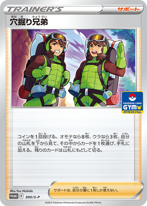 pokemon 15 card pack Pokémon Card Game PROMO 300/S-P Digging Brothers
