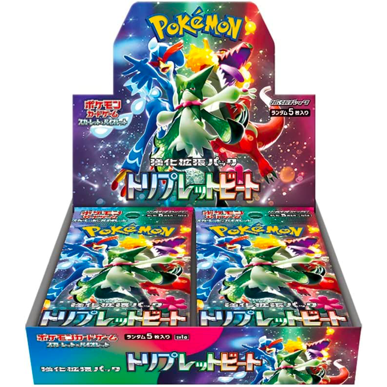 [sv1a] POKÉMON CARD GAME SCARLET & VIOLET Expansion pack ｢TRIPLET BEAT｣ Box  Release date: March 10 2023  1 box / 30 pack  1 pack / 5 cards