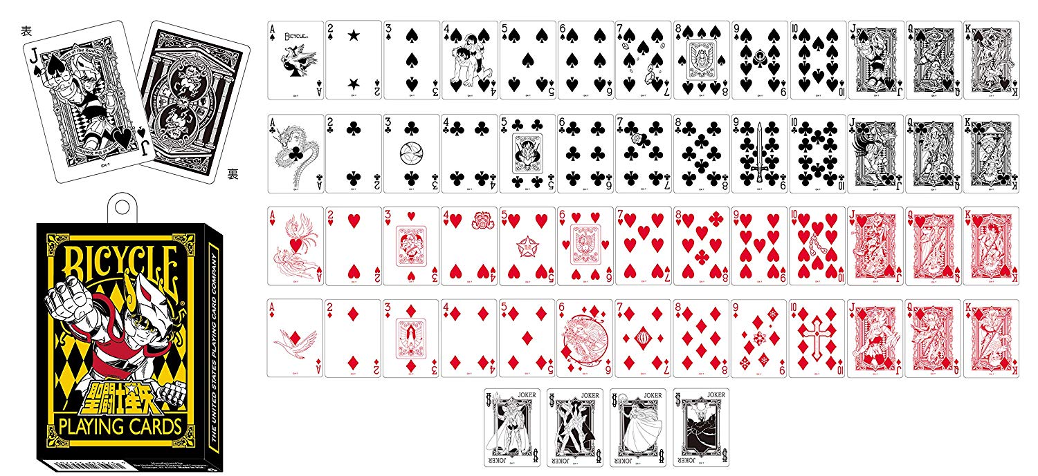 Saint Seiya BICYCLE playing cards