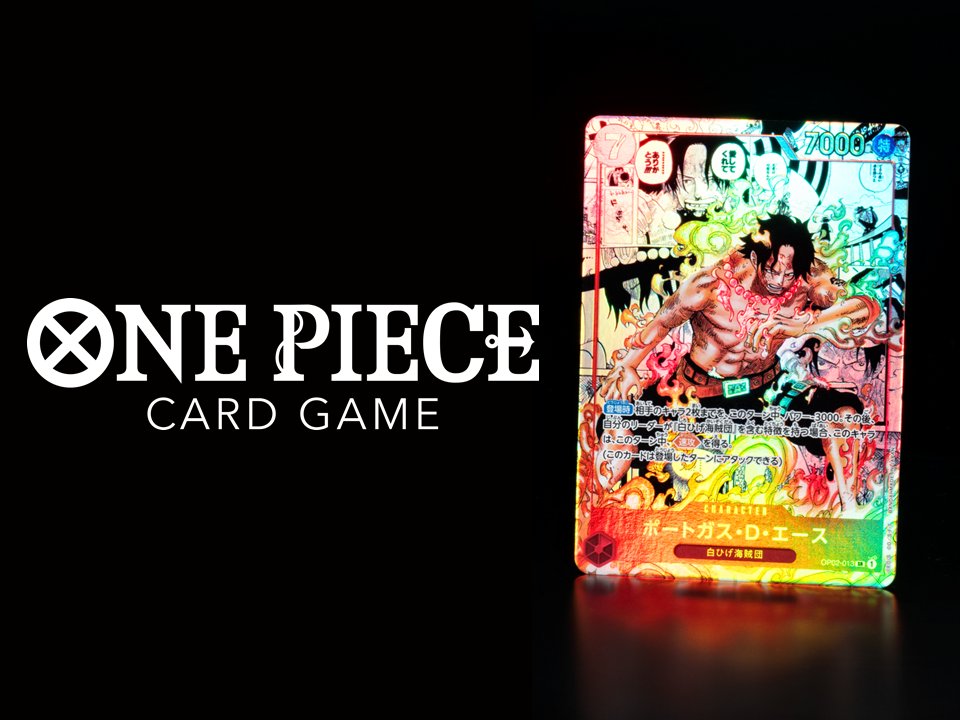 ONE PIECE CARD GAME 「PARAMOUNT WAR」 ONE PIECE CARD GAME OP02-013 Super Rare Parallel card Portgas D Ace