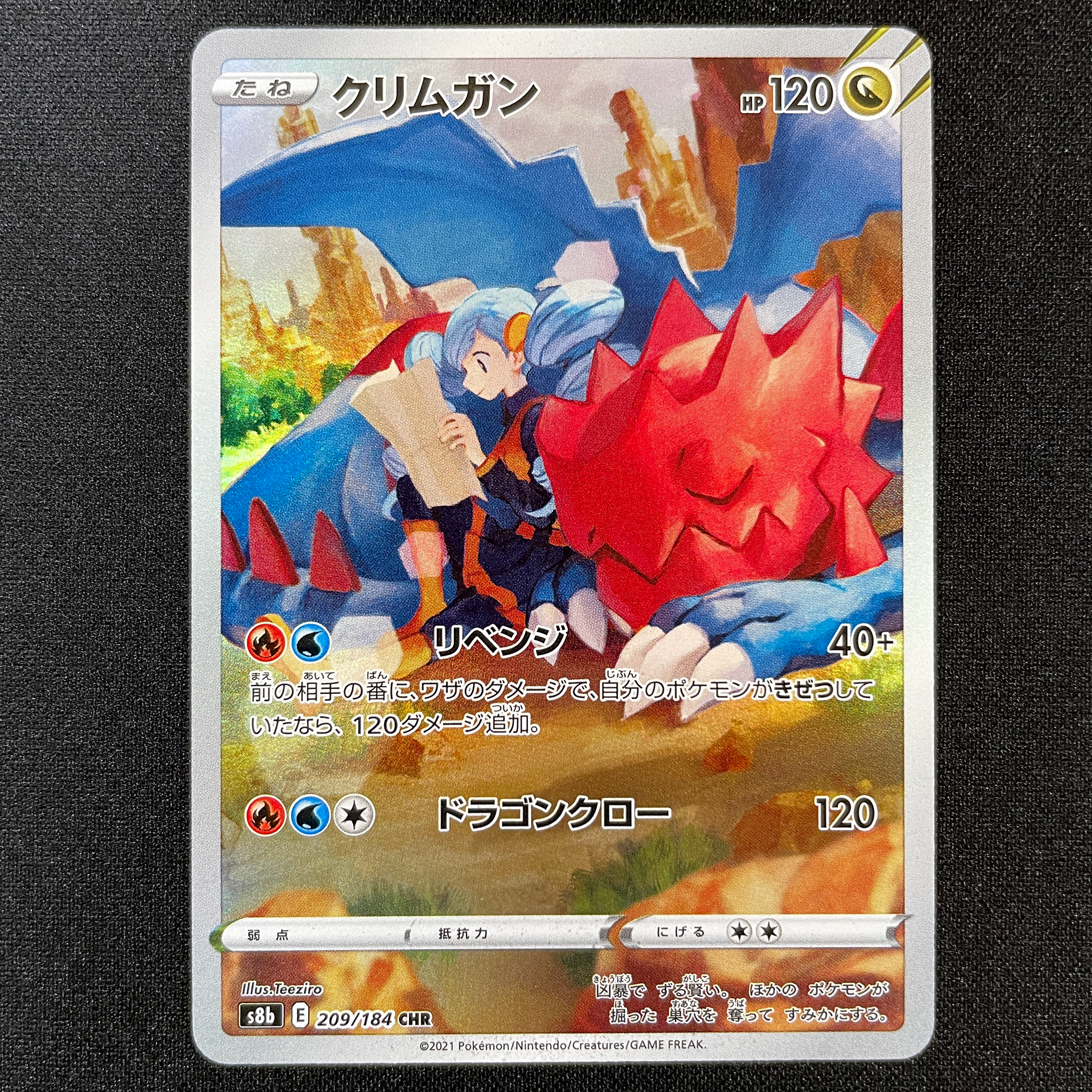 POKÉMON CARD GAME Sword & Shield Expansion pack 「VMAX CLIMAX」 POKÉMON CARD GAME S8b 209/184 Character Hyper Rare card Druddigon