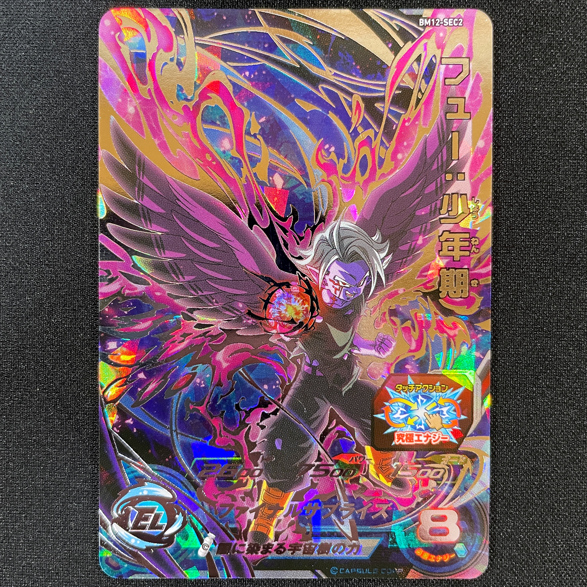 SUPER DRAGON BALL HEROES BM12-SEC2 Secret card Fu : Shounenki