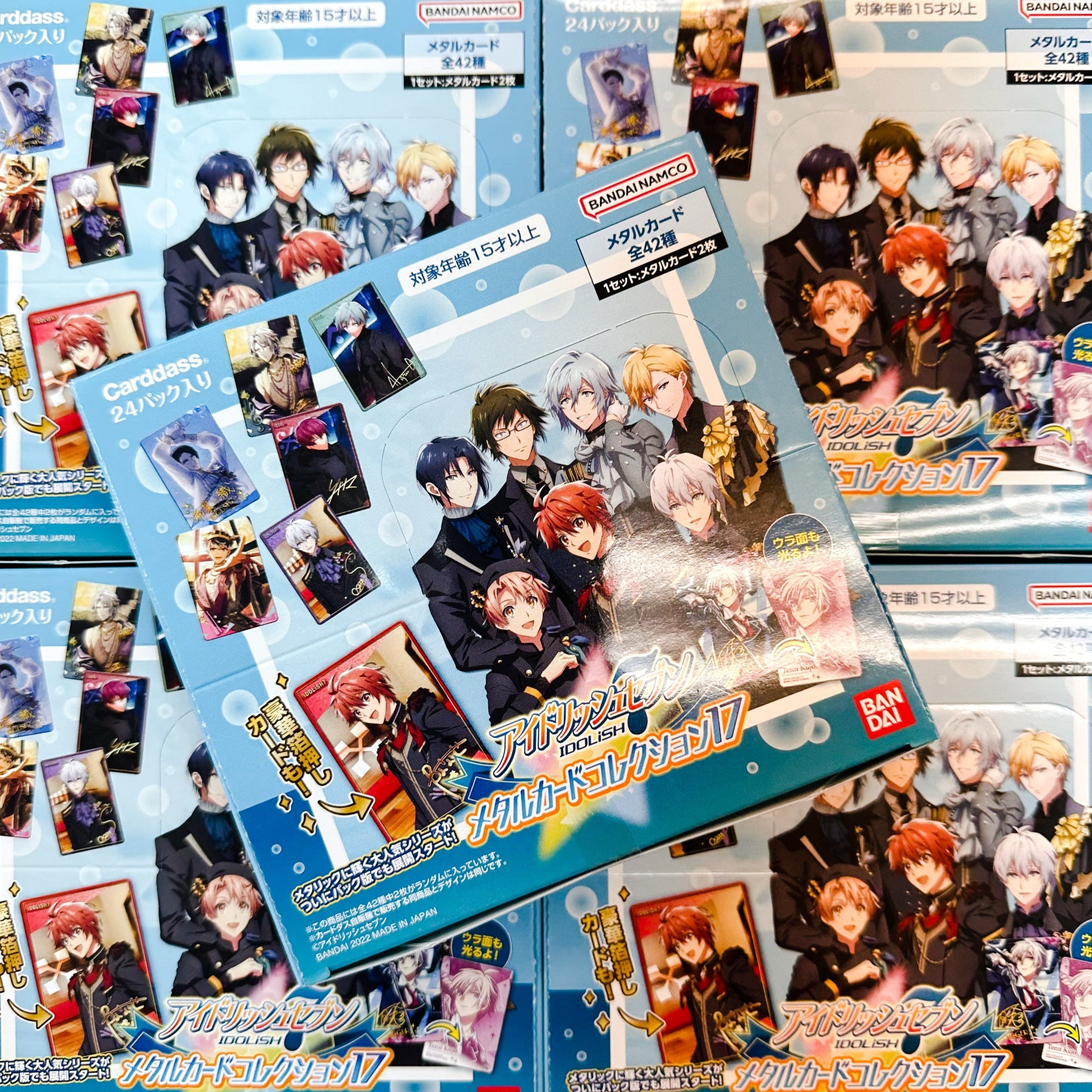 IDOLiSH SEVEN METAL CARD COLLECTION 17 Pack Ver. - Box