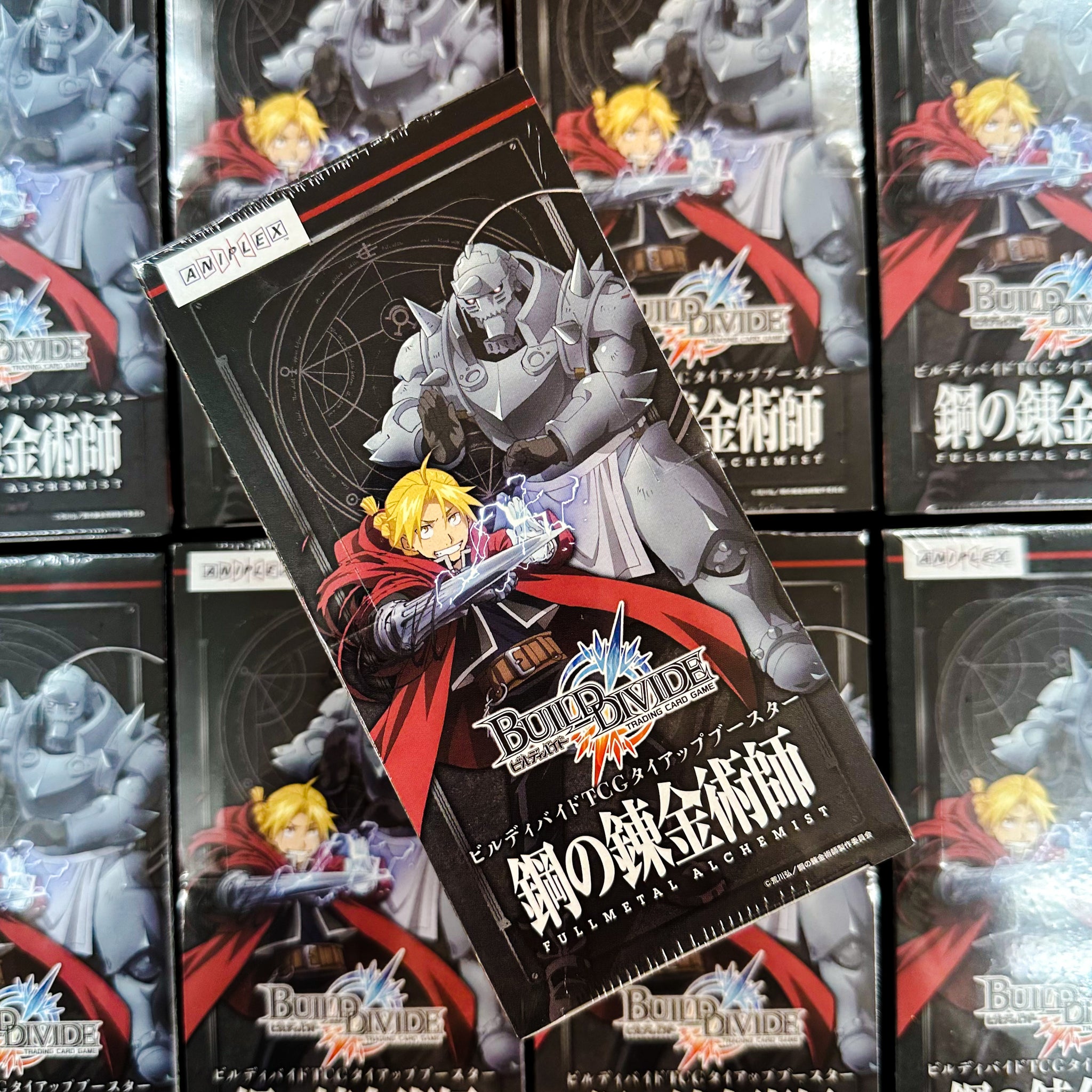 Aniplex Build Divide TCG Tie-up Booster Fullmetal Alchemist BOX JAPAN ZA-487 1 BOX Aniplex Build Divide TCG Tie-up Booster Fullmetal Alchemist BOX JAPAN ZA-487 1 BOX