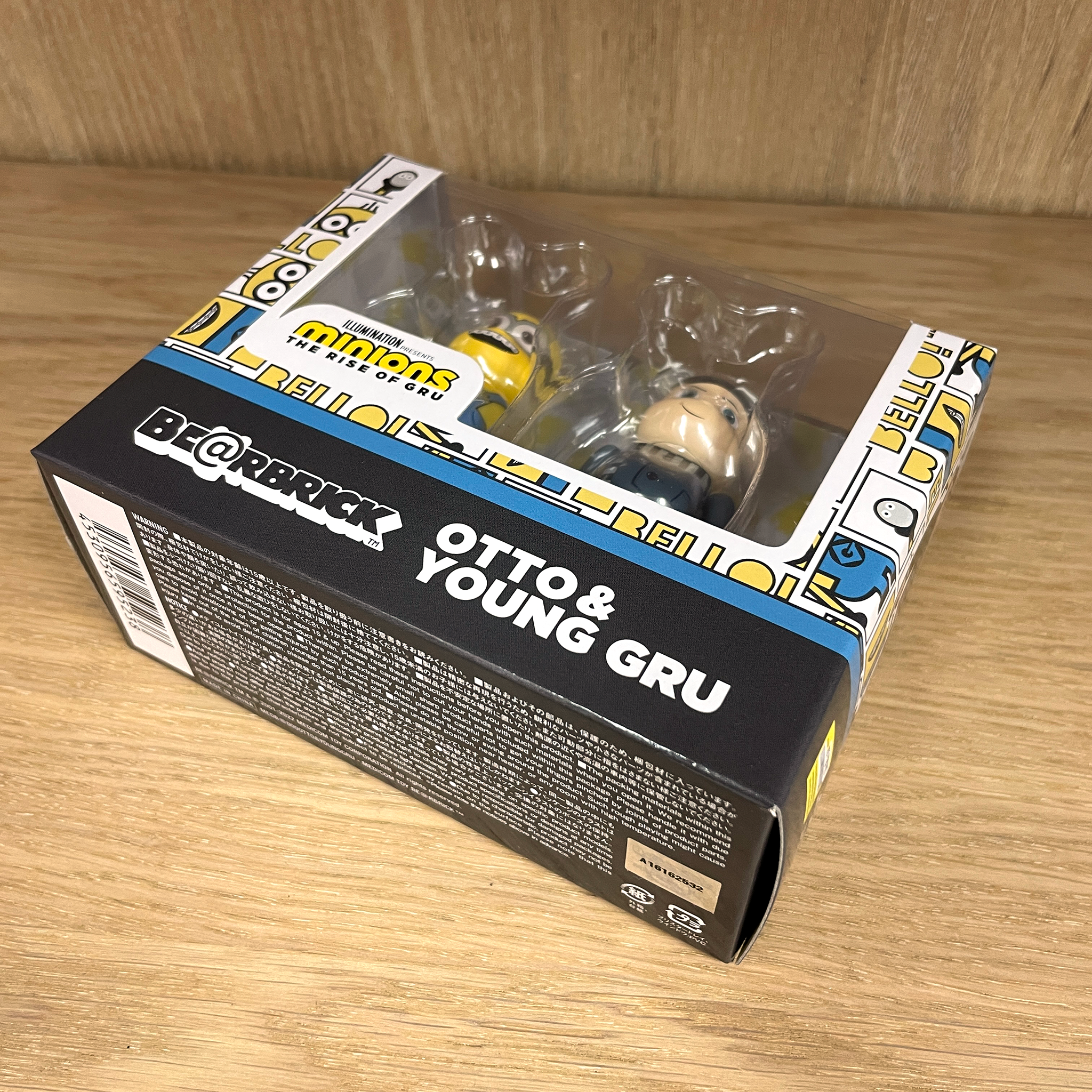 BE@RBRICK minions THE RISE OF GRU OTTO & YOUNG GRU 70mm 100% Released date: July 15 2022