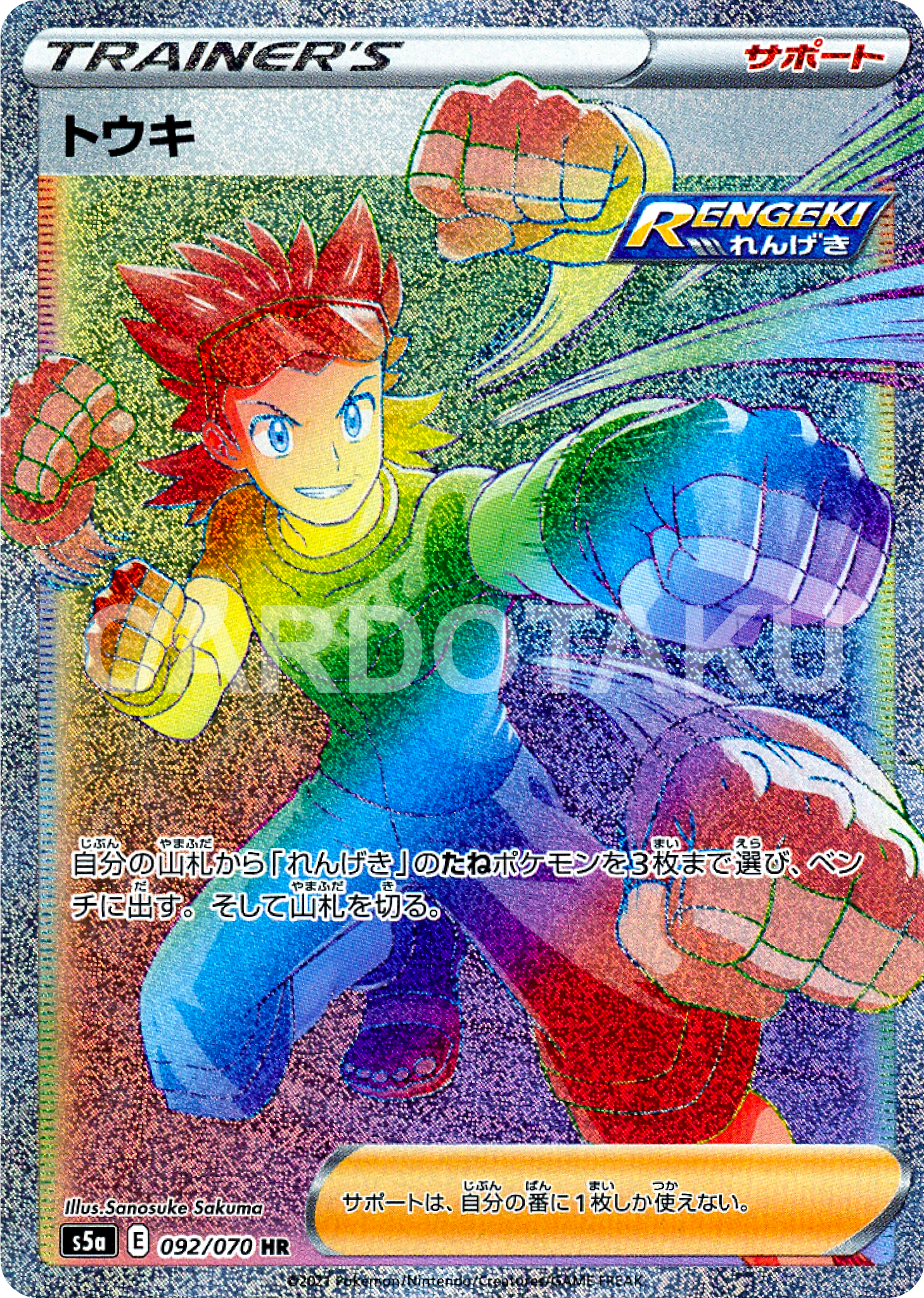 brawly pokemon card POKÉMON CARD GAME S5a 092/070 HR
