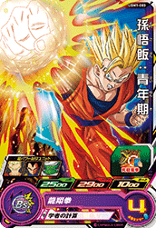 SUPER DRAGON BALL HEROES UGM1-003 Common card Son Gohan : Seinenki