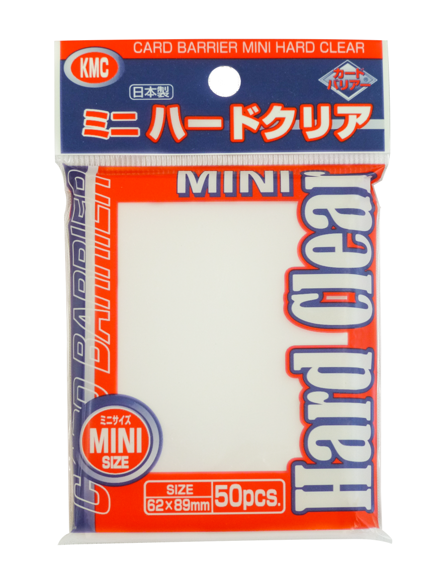 KMC CARD BARRIER Mini Hard Clear 62 x 89 mm Size: 62 x 89mm / 50pcs