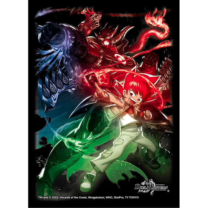 DUEL MASTERS DX Card Sleeve 切札勝太&カツキング ー熱血の物語ー 銀トレジャーver.