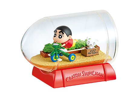 RE-MENT Crayon Shin chan Terrarium Mainichi ga tanoshiizo! (6 items complete set)