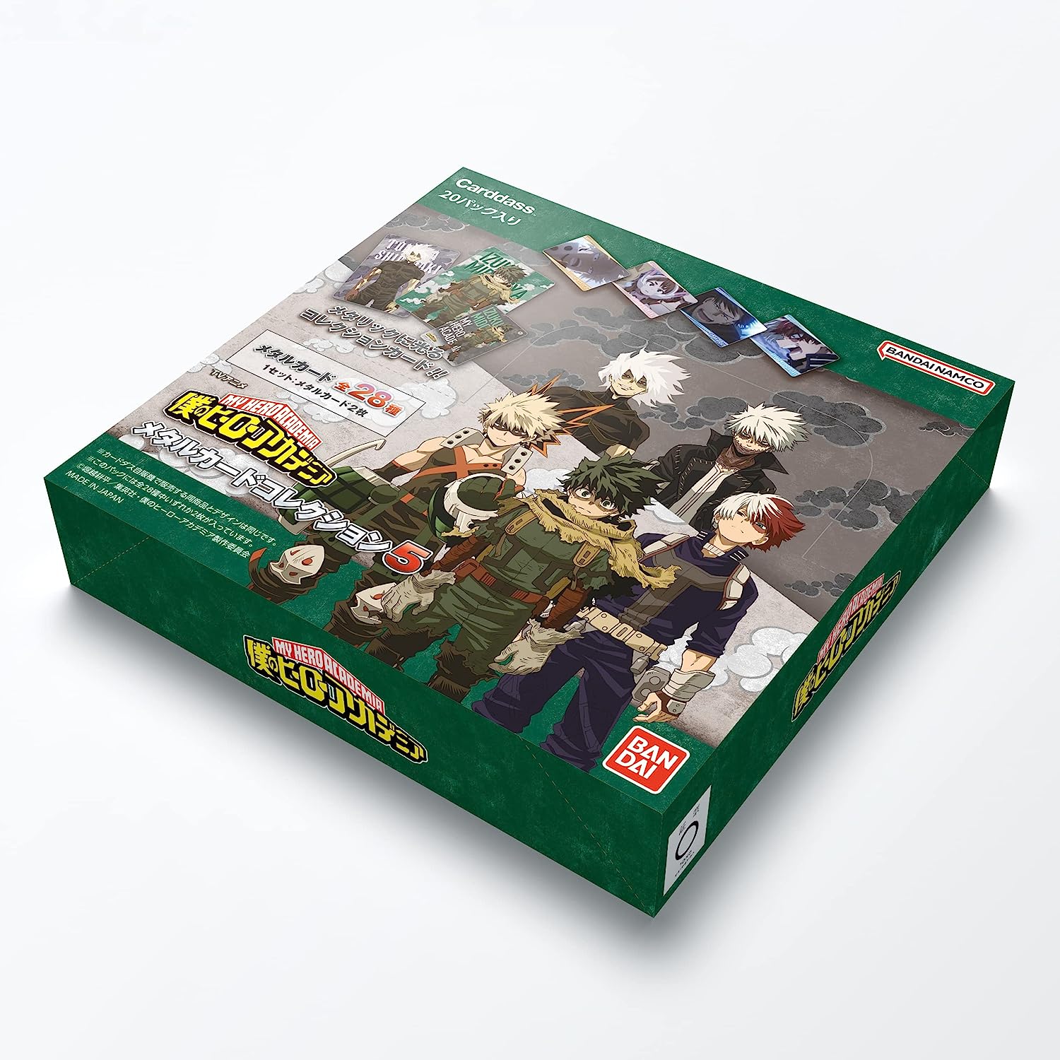 MY HERO ACADEMIA Metal Card Collection 5 pack Ver. Box