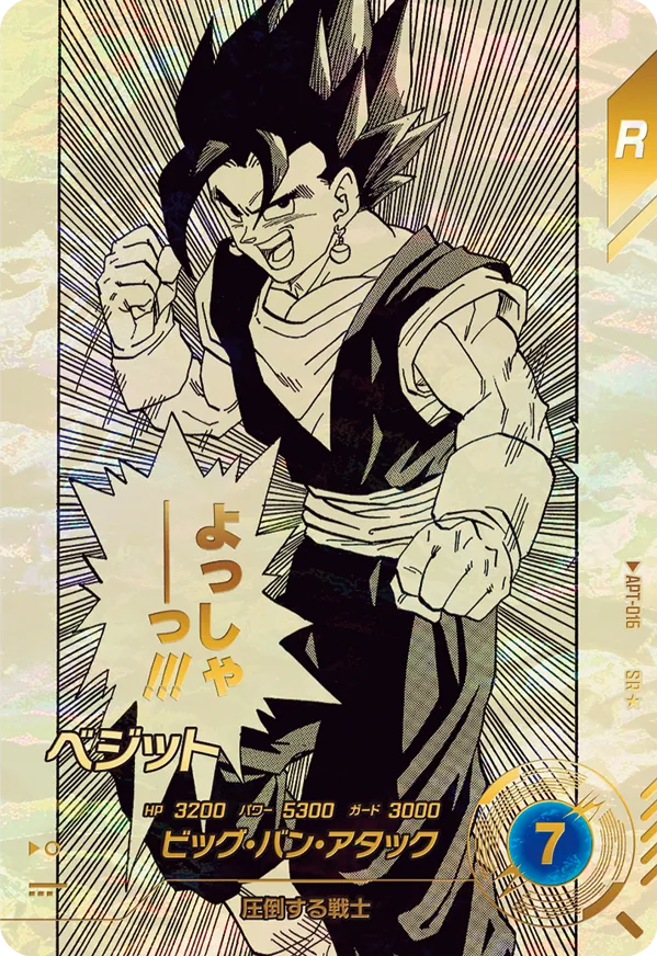 DRAGON BALL SUPER DIVERS APT-016 Super Rare Parallel card


Vegetto