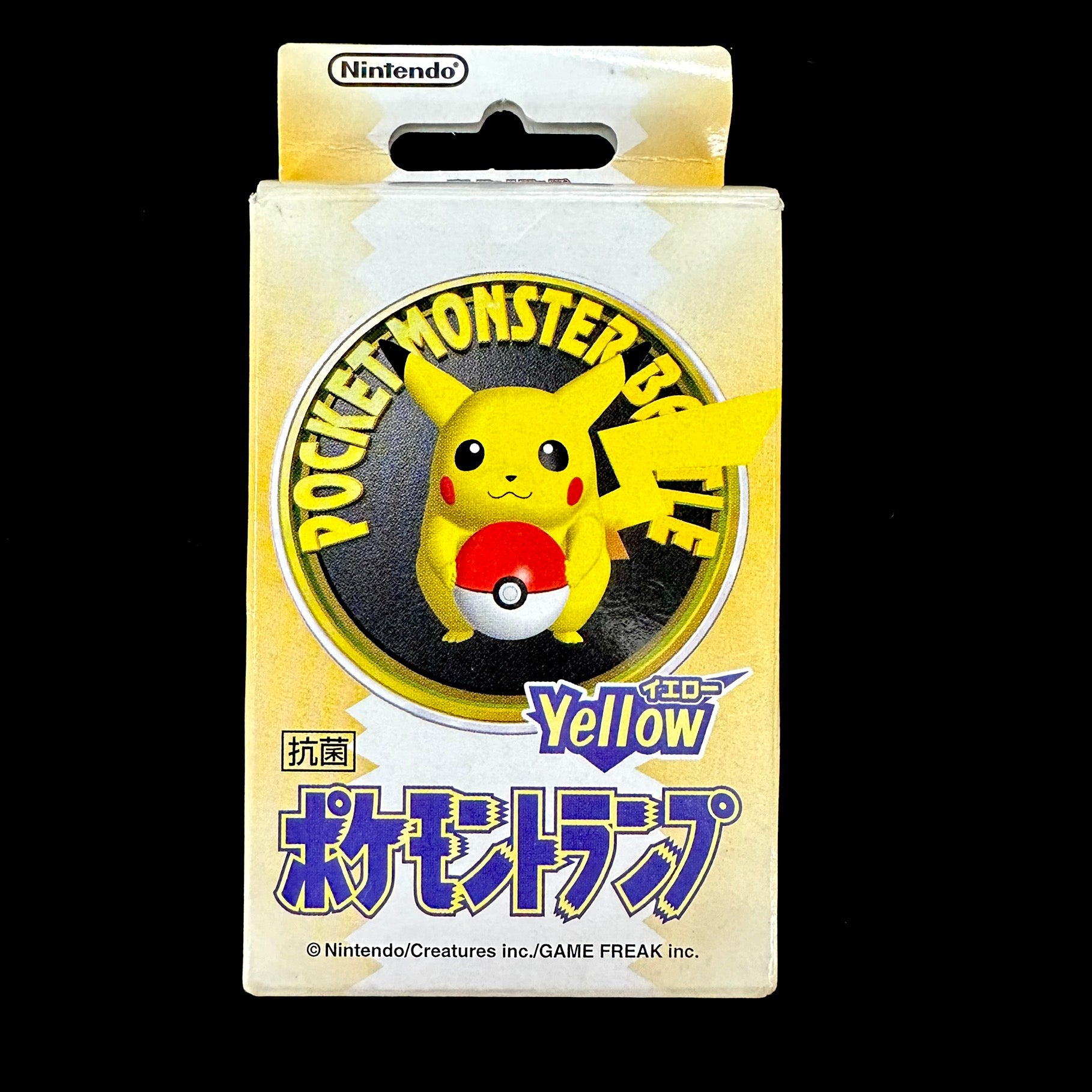 POCKET MONSTERS playing cards - Pikachu 3D Yellow version