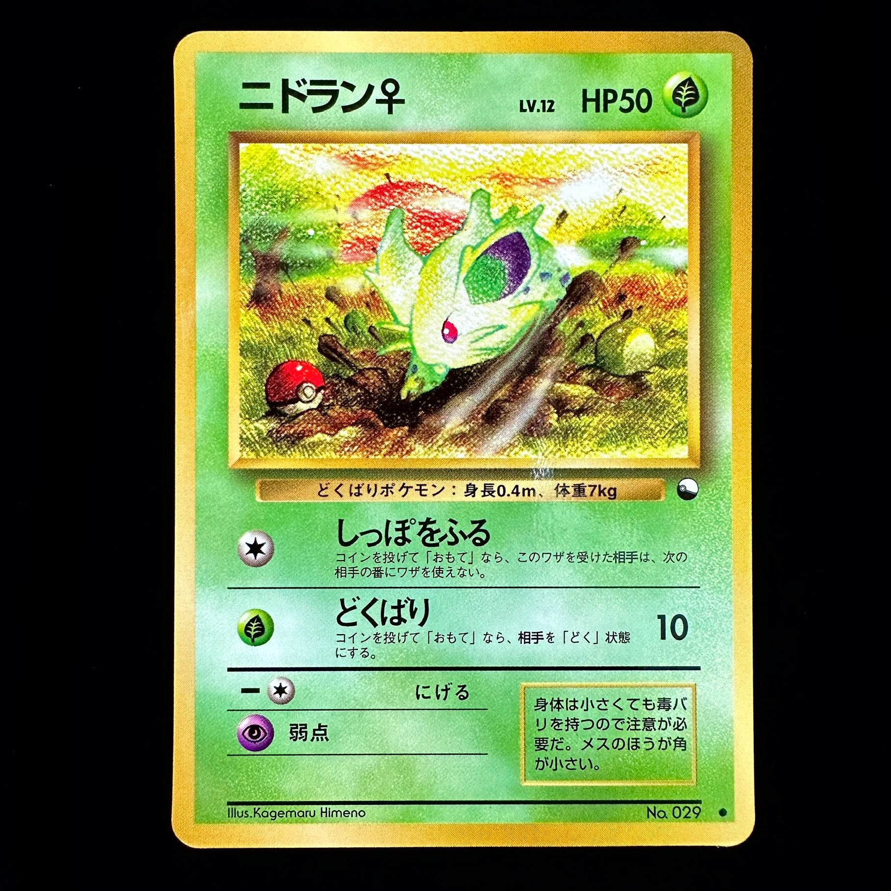 Pokemon Metapod Carddass Pocket Monsters #11 PSA 6 Japanese