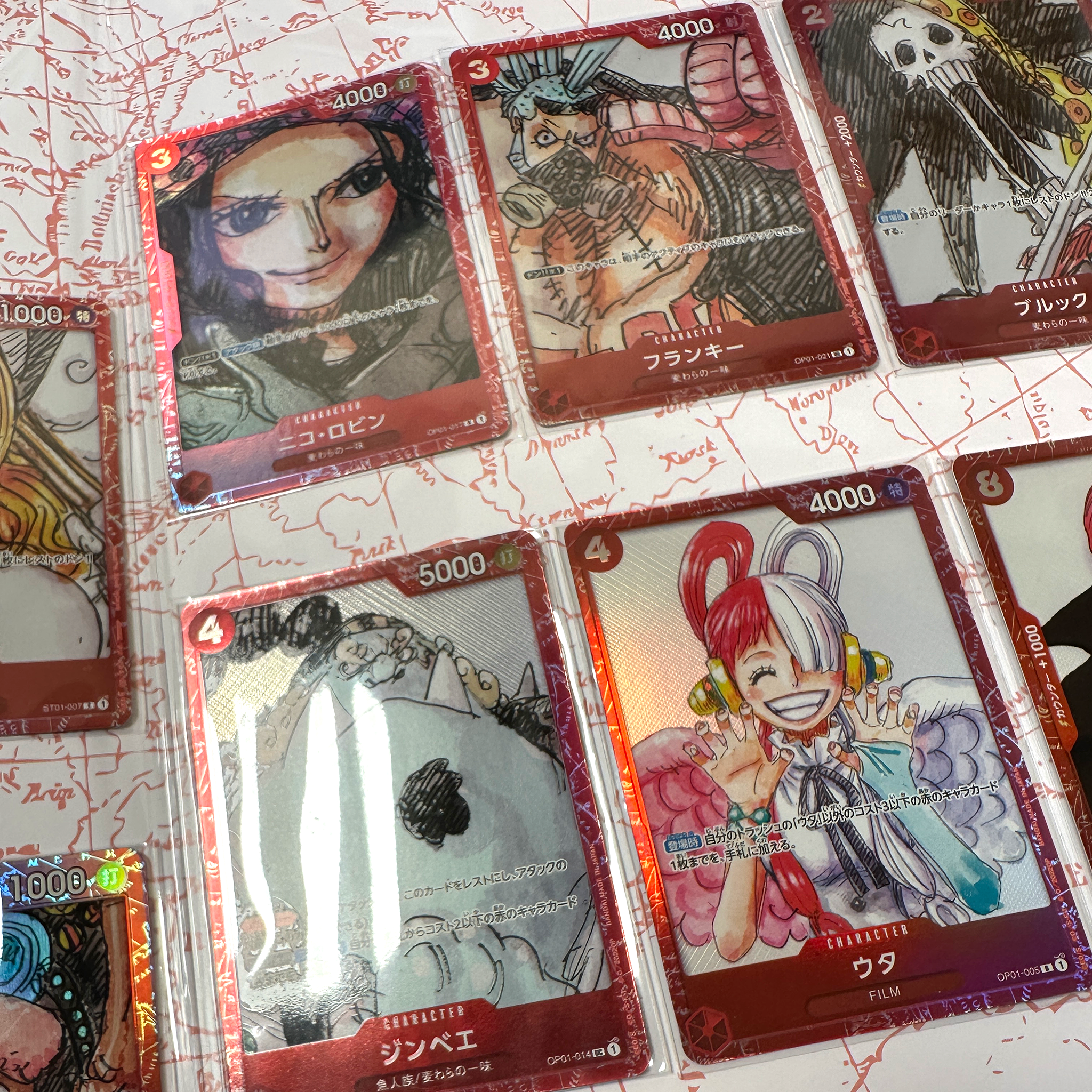 ONE PIECE CARD GAME Japanese trading cards