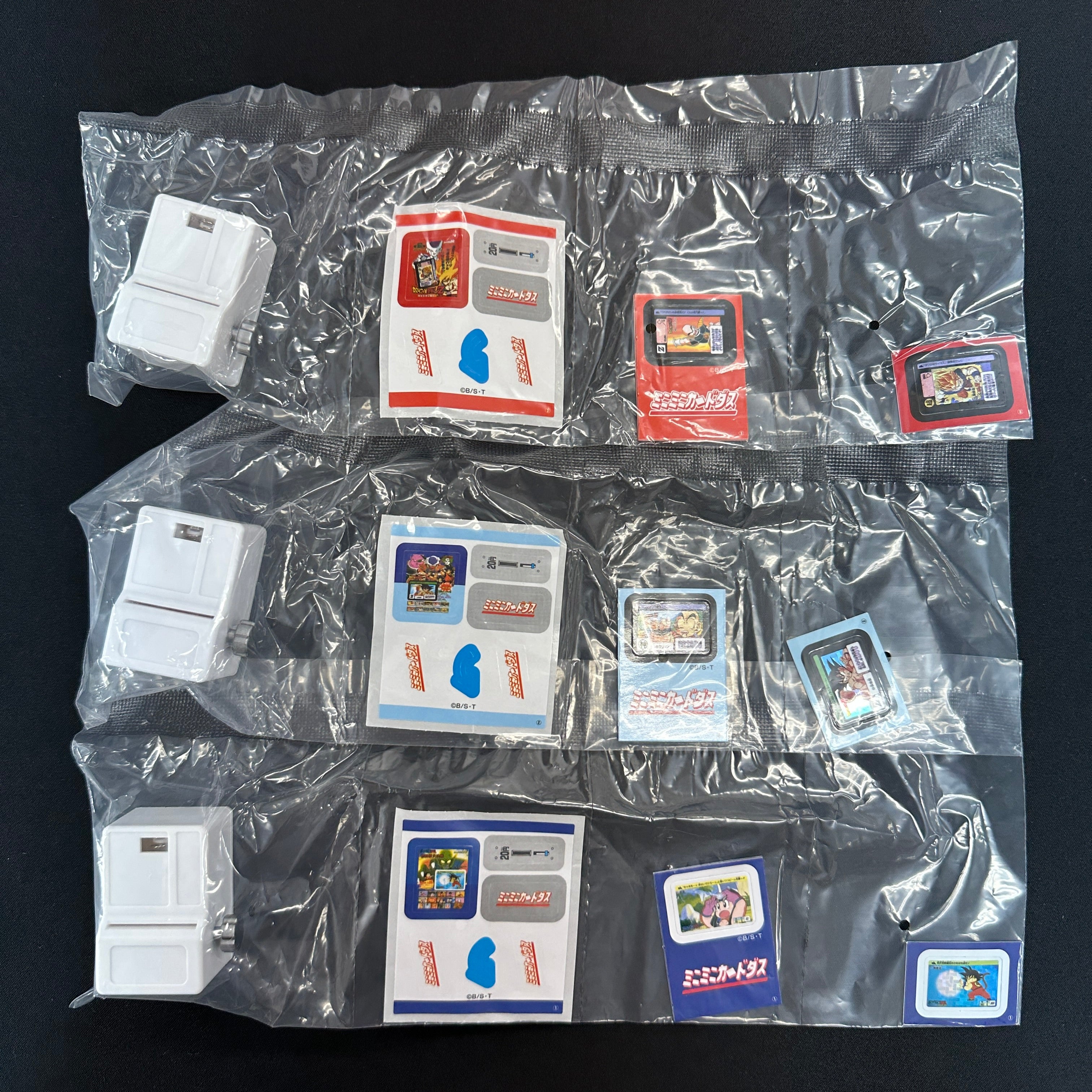 BANDAI Mini Mini Carddass DRAGONBALL CARDDASS Complete 3 item set