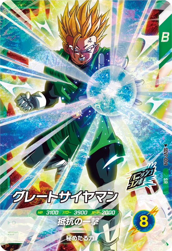 DRAGON BALL SUPER DIVERS SDV7-009 Super Rare card


Great Saiyaman