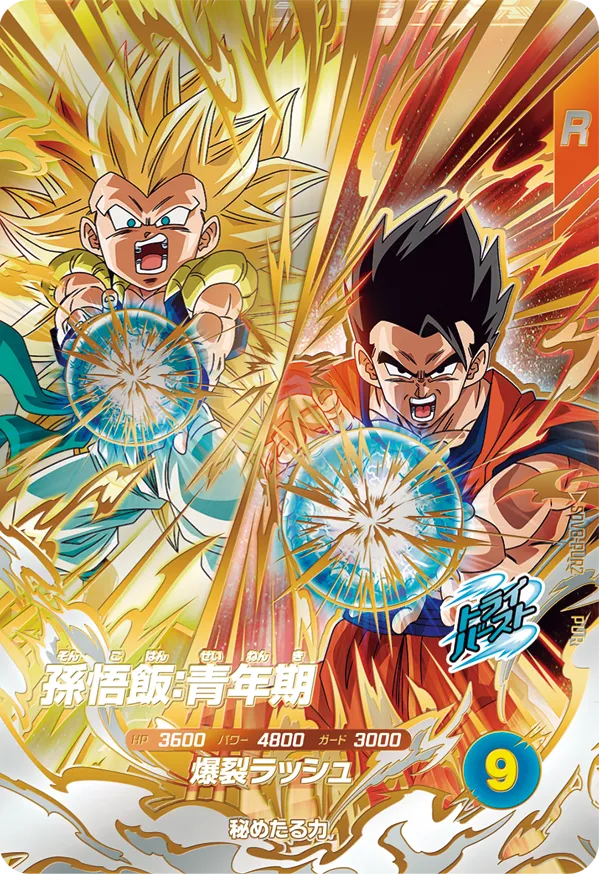 DRAGON BALL SUPER DIVERS SDV8-PUR2 Pick Up Rare card


Son Gohan : Seinenki