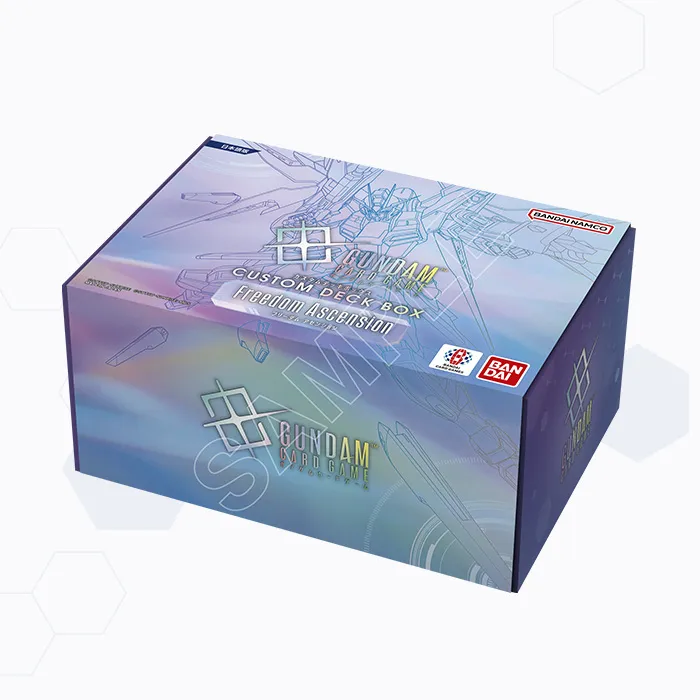 GUNDAM CARD GAME [SC01] Custom Deck Box Freedom Ascension - Custom Deck Box