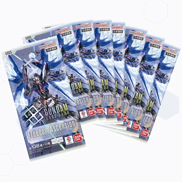 GUNDAM CARD GAME [SC01] Custom Deck Box Freedom Ascension - [GD05] Freedom Ascension booster packs