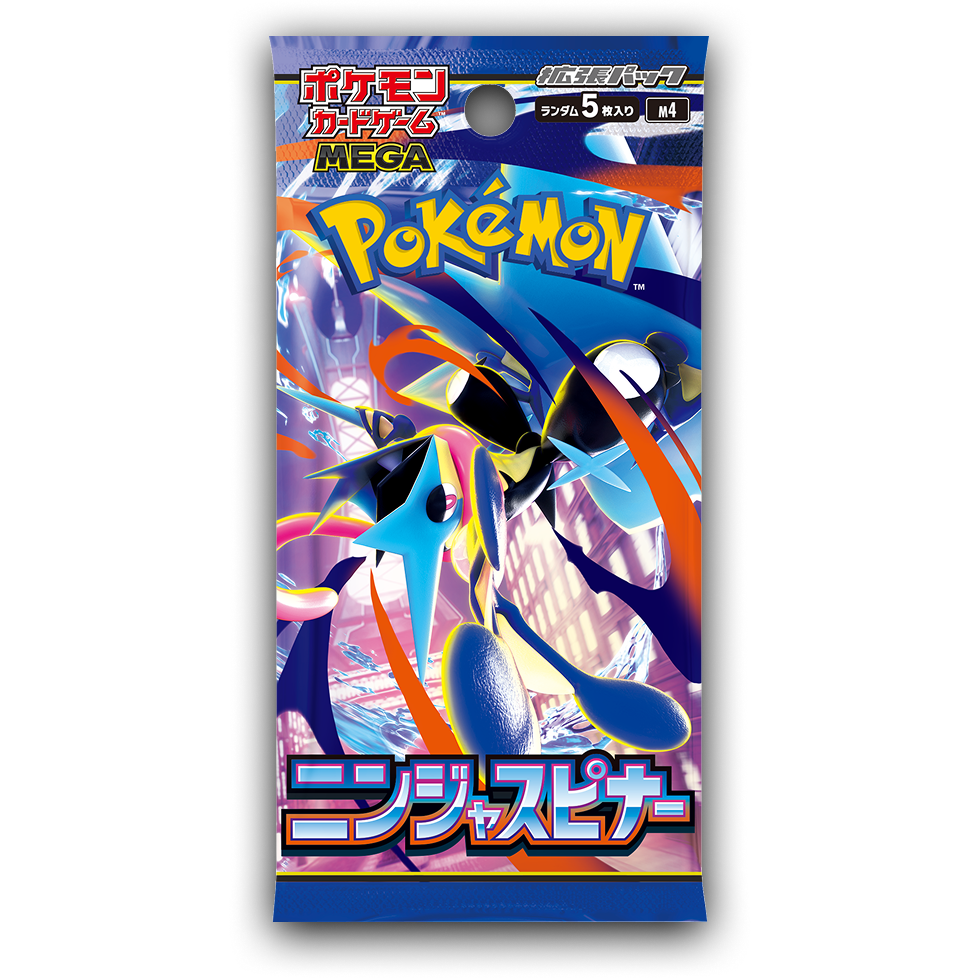 [M4] POKÉMON CARD GAME MEGA Expansion pack ｢Ninja Spinner｣ Booster pack