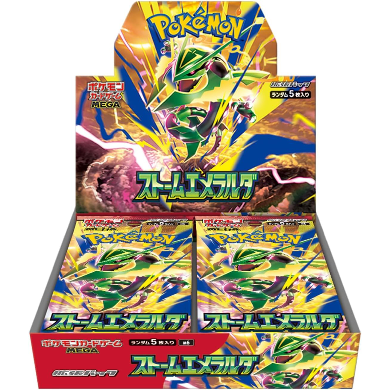 [M6] POKÉMON CARD GAME MEGA Expansion pack ｢Storm Emeralda｣ Booster box
