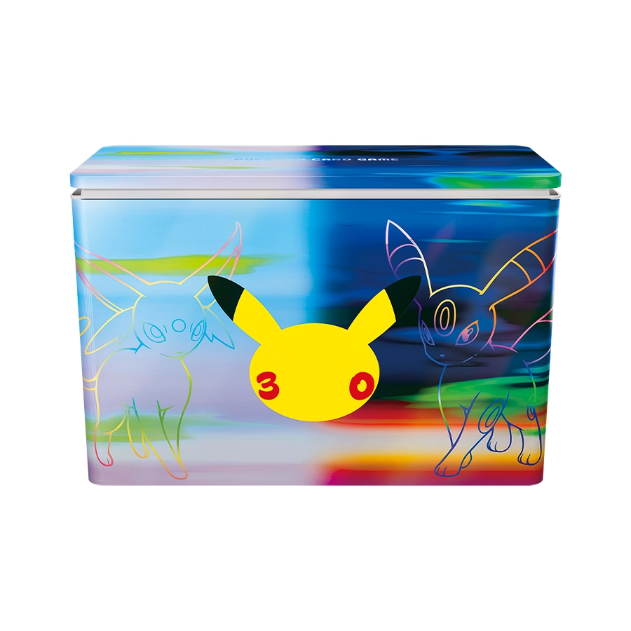 [M6a] POKÉMON CARD GAME MEGA 30th CELEBRATION Premium deck set ｢Espeon・Umbreon｣ Deck case