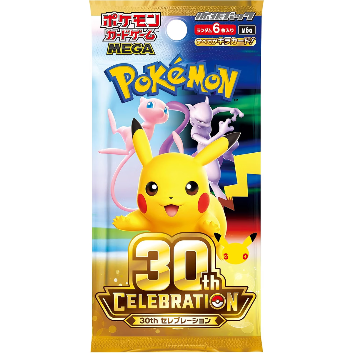 [M6a] POKÉMON CARD GAME MEGA Expansion pack ｢30th CELEBRATION｣ Booster Pack