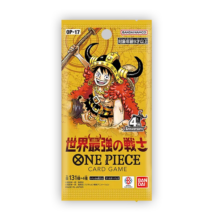[OP-17] ONE PIECE CARD GAME Booster Pack ｢The World's Strongest Warriors｣ Booster pack