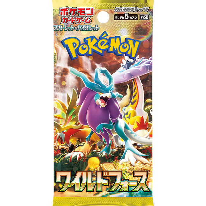 Pokemon Card Game Scarlet & Violet Booster Pack Wild Force Box sv5K Japan Pokemon Card Game Scarlet & Violet Booster Pack Wild Force Box sv5K Japan