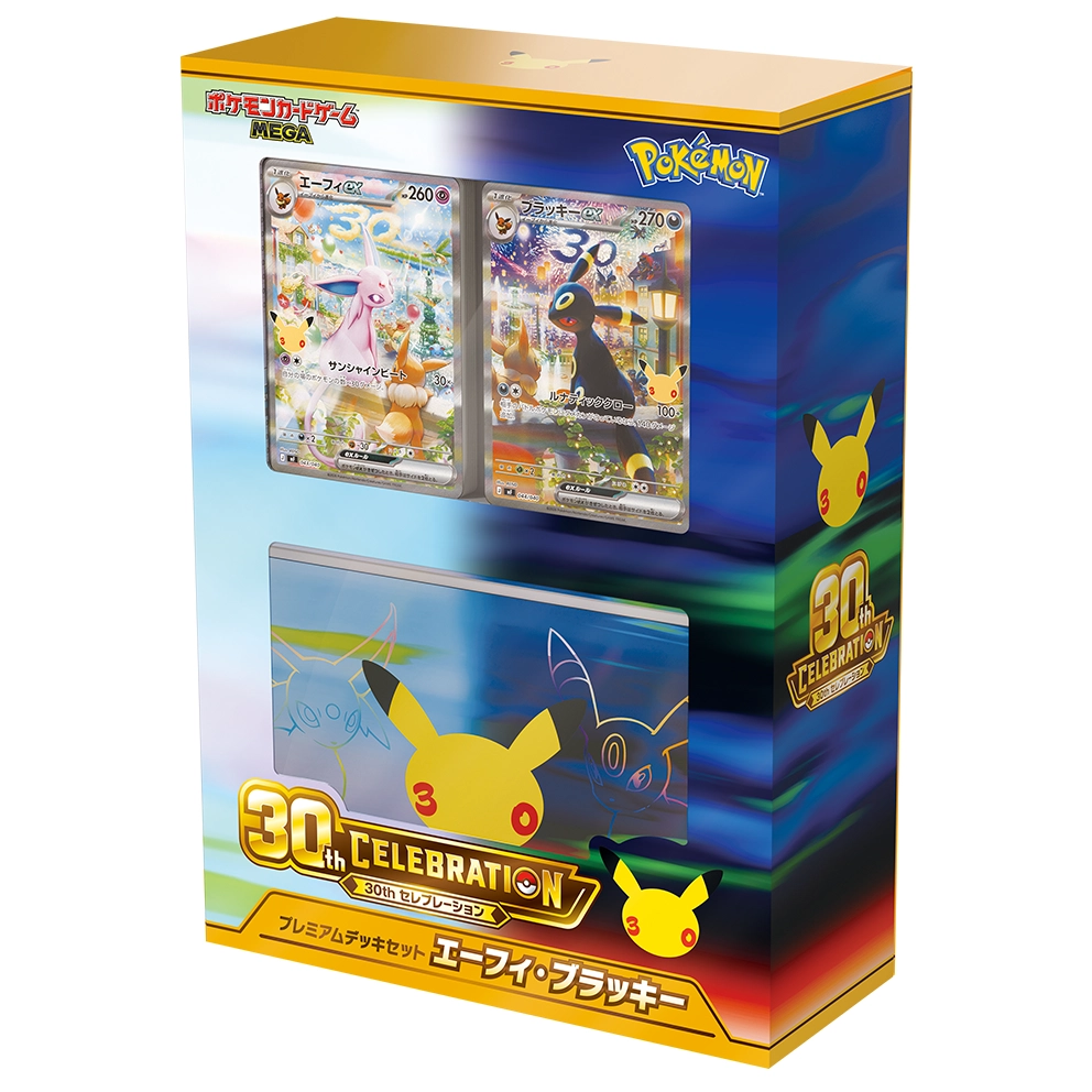 [M6a] POKÉMON CARD GAME MEGA 30th CELEBRATION Premium deck set ｢Espeon・Umbreon｣