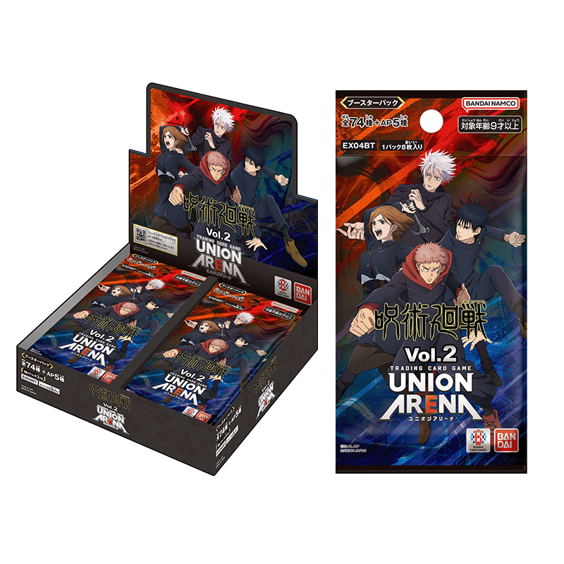 TRADING CARD GAME UNION ARENA [EX04BT] JUJUTSU KAISEN Vol.2 - Box