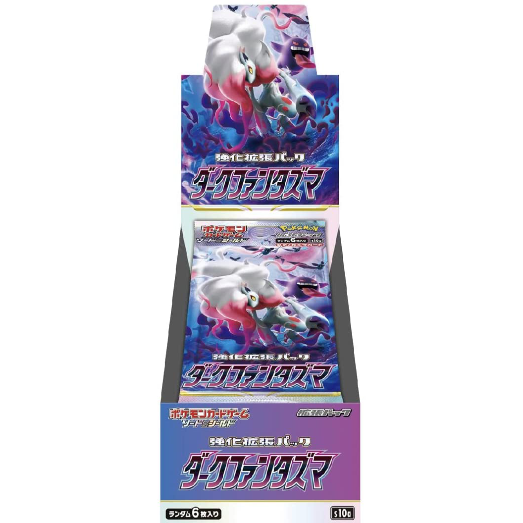 [s10a] POKÉMON CARD GAME Sword & Shield Expansion pack ｢Dark Phantasma｣ Box  Release date: May 13 2022  1 box / 20 pack  1 pack / 6 cards