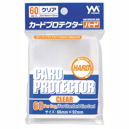 YANOMAN CARD PROTECTOR CLEAR 66 x 92 mm / 60