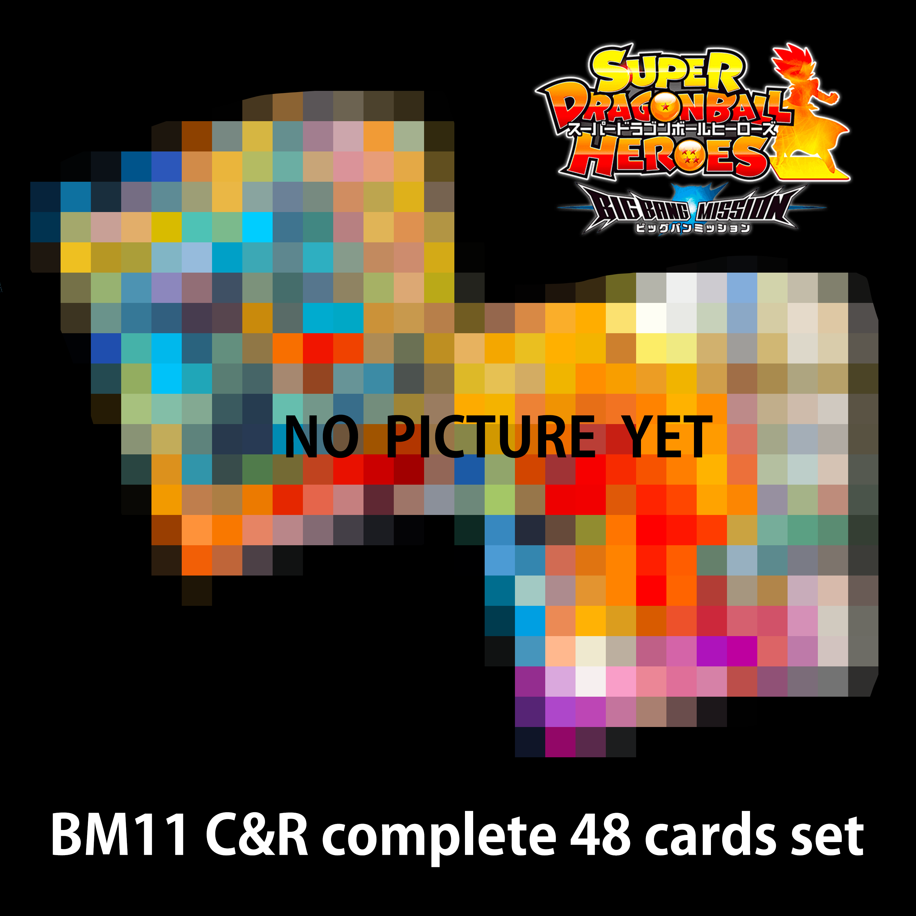 SUPER DRAGON BALL HEROES BIG BANG MISSION 11 SDBH BM11 C&R complete 48 cards set