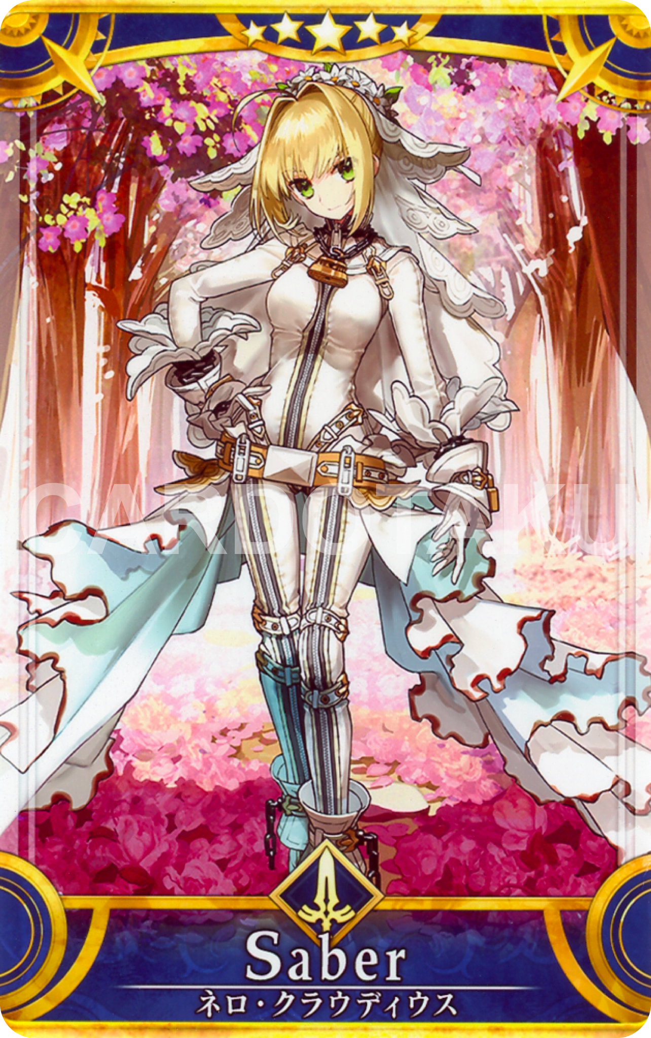 Fate/Grand Order Arcarde [Servant] [Initial stage]  Saber  No.090 Nero Claudius (Bride) ★5