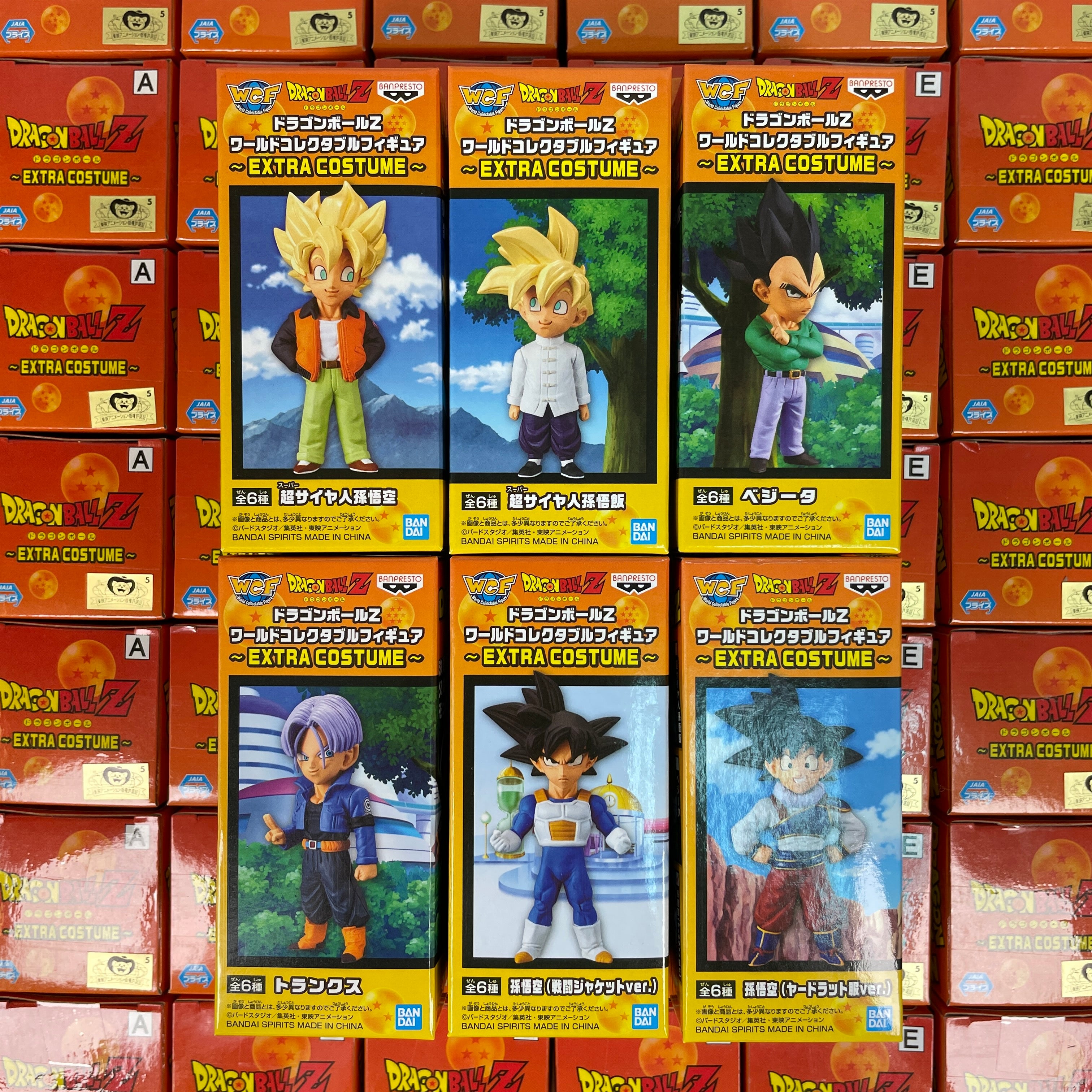 DRAGON BALL Z WCF World Collectable Figure ~ EXTRA COSTUME ~ complet set
